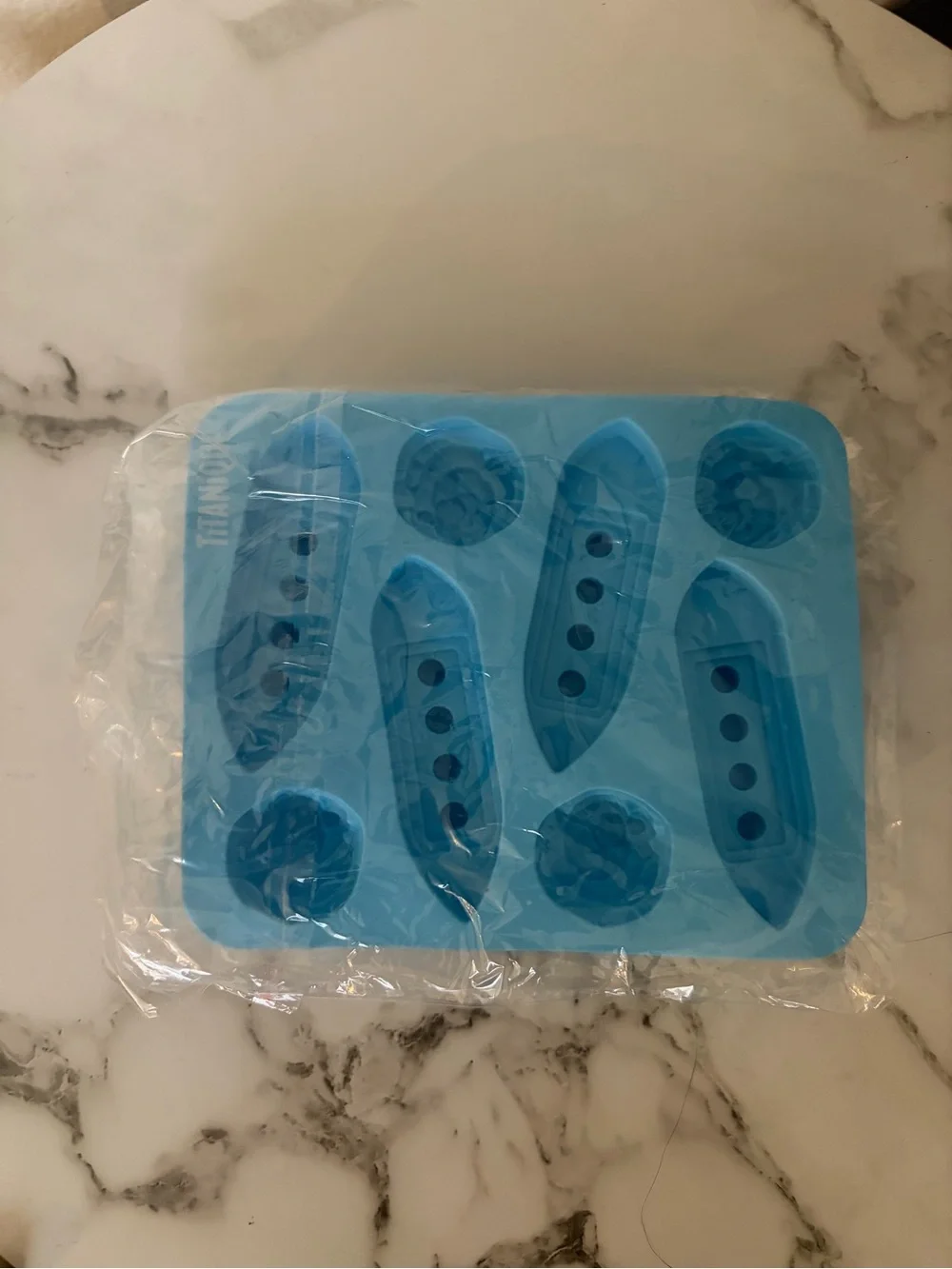 Kids Blue Boat Silicone Mold for Treats and Crafts